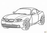 Coloring Car Bmw Pages Getcolorings Printable Color Print sketch template