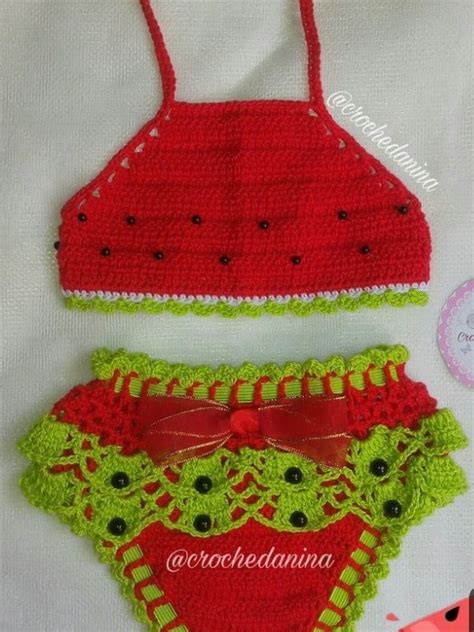 Biquini De Croche Infantil R 60 00 Em Mercado Livre