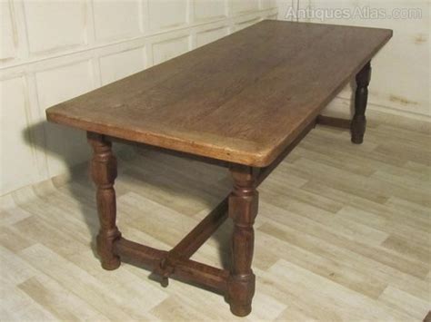 19th c large french bleached oak farmhouse table