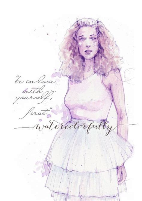 Fashion Illustration Print Carrie Bradshaw Quotes By