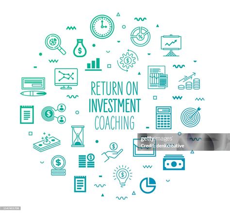 return  investment coaching outline style infographic design high res