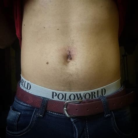 Finally Bit The Bullet And Got A Male Belly Button