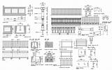 Railing Cad Blocks Dimension Different 2d Cadbull Detail Description sketch template