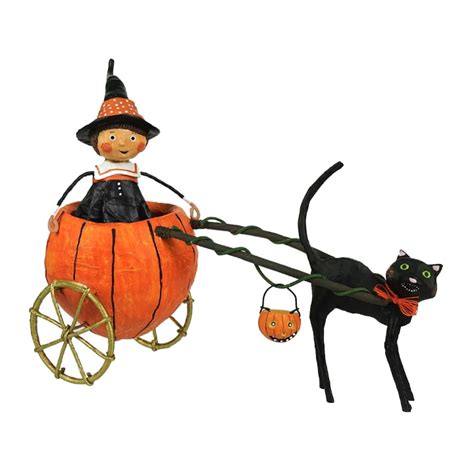 lori mitchell halloween collection piper s pumpkin ride figurine