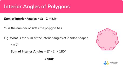 interior angles   polygon gcse maths steps examples