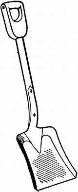 Shovel Clipart Sketch Nosed Square Large Clip Etc Medium Original Usf Edu sketch template