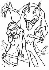 Scooby Doo Coloring Pages Daphne Monster Champion Vector Ghosts Getdrawings Print Getcolorings Christmas Color Printable Parentune sketch template