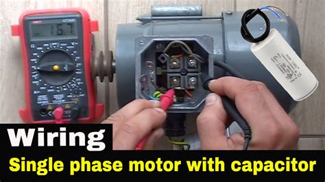 single phase motor wiring diagram  capacitor start cadicians blog