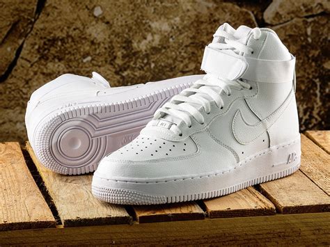 nike air force  high white shoes   basketball shoes