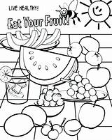 Coloring Pages Grains Getcolorings Healthy Eating Foods sketch template