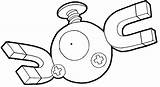 Magnemite Pokemon Drawing Step Draw Tutorial Kids Easy sketch template