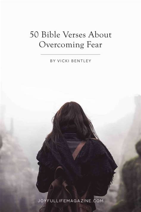 50 Bible Verses About Overcoming Fear