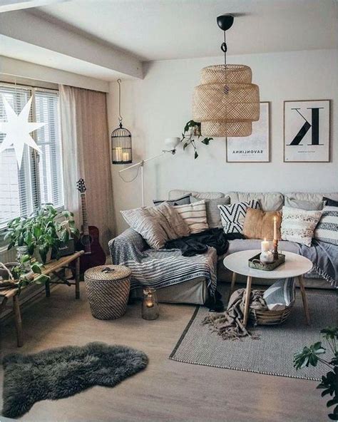 marvelous scandinavian living rooms  boho style ideas living