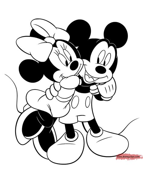 mickey mouse friends coloring pages disney coloring book