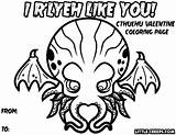 Cthulhu Cree sketch template