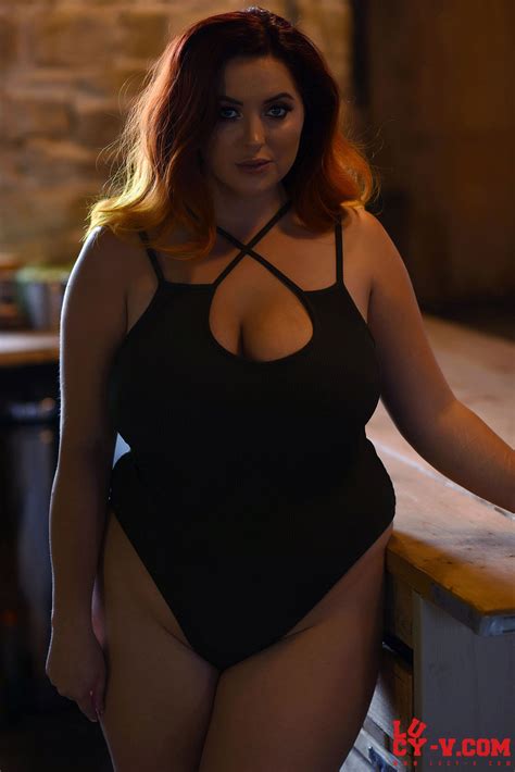 Black Bodysuit Nudes From Lucy Vixen Curvy Erotic