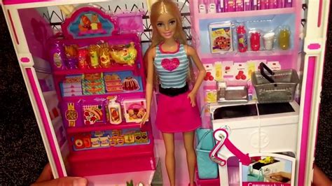 Barbie Doll Grocery Doll Set Box Showing Youtube