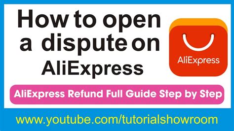 open  dispute  aliexpress  refund  mobile app youtube