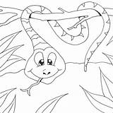 Snake Coloring Pages Animal Colouring Animals Wild Print Sheets Kids Children Tree Printable Color sketch template