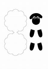 Sheep Template Craft Face Kids Schaf Lamb Basteln Zum Crafts Schablone Printable Preschool Schafe Kindergarten Shaun Baby Diy Cute Coloring sketch template