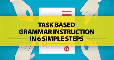 plan  task based grammar lesson  easy steps