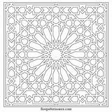 Islamic Arabesque Geometric Dwg Freepatternsarea Orientale sketch template