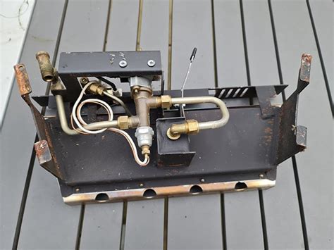 gas fireplace parts diagram