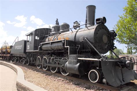 photo  baldwin steam locomotive  photo stock source transportation flagstaff arizona usa