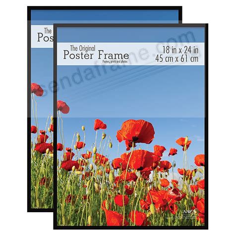 black plastic poster size frame  corrugated backing  pack picture frames photo albums