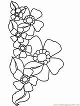Fiori Stampare Fiore Viole Natura Blume Rododendro Bucaneve Cerchi Primule sketch template