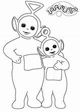 Teletubbies Coloring Pages Cartoon Printable Color Character Kids Print Sheets Gif Choose Po Book Board Back sketch template