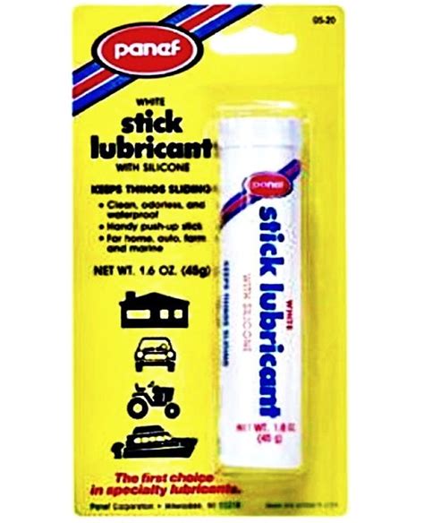 panef gs  white push  stick lubricant  silicone wood