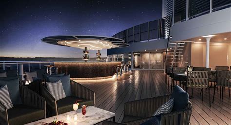 msc seashore  alfresco dining enhanced pools biggest yacht club
