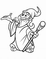 Wizard Coloring Pages Public Stuff Domain Printable Categories sketch template