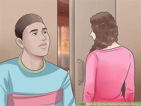 how to tell your partner you have herpes 12 steps with pictures