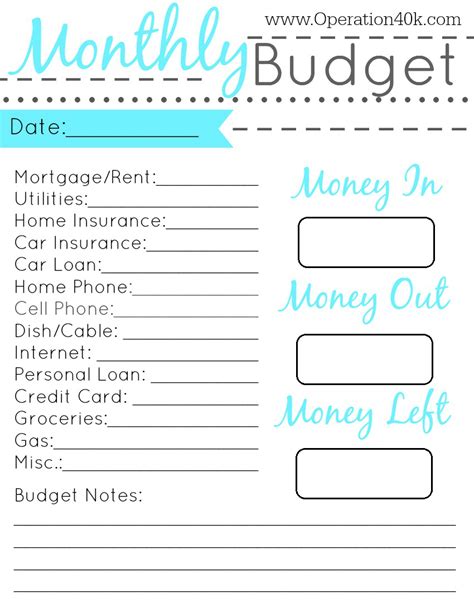 family budget spreadsheet  pertaining  simple household budget