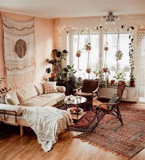 super cozy boho living room ideas youll love  blissful life