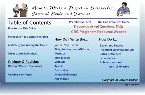write  paper  scientific journal style  format great