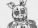 Coloring Fnaf Pages Springtrap Freddy Bonnie Nights Spring Five Getcolorings Printable Nightmare Freddys Color Foxy Draw Chica Getdrawings Fazbear Decals sketch template