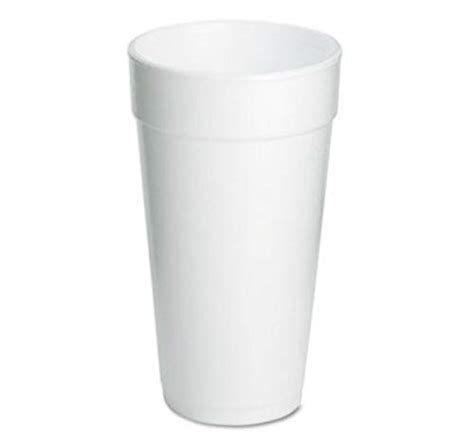 oz disposable styrofoam cups  pack white foam cup insulates hot