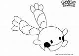 Coloring Pages Pokemon Chingling Printable Kids sketch template