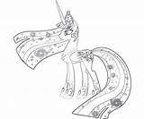 Pony Coloring Little Pages Princess Alicorn Twilight Celestia Sparkle Printable Print Color Getcolorings Template Getdrawings Prints Colorings sketch template