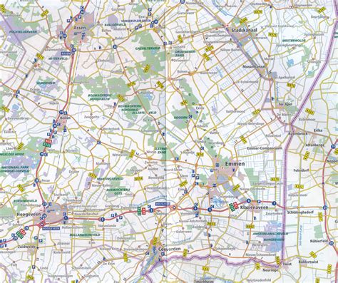 wegen kaart nederland kaart