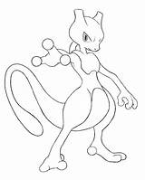 Mewtwo Pokemon Coloring Drawing Drawings Mega Pages Mew Easy Clipart Draw Armored Sheets Mutu Printable Library Sketch Central Board Color sketch template