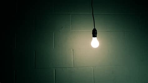 Lamp In A Dark Room