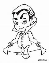 Vampire Coloring Pages Kids Halloween Cartoon Printable Kid Print Clipart Cliparts Vampires Colouring Baby Sheknows Drawing Library Young Popular Fall sketch template