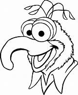 Muppets Gonzo Muppet Wecoloringpage Frog Getcolorings sketch template