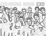 Exo Sehun Coloring Pages Template sketch template