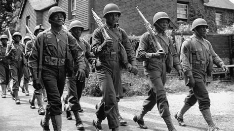black americans  served  wwii faced segregation    home history