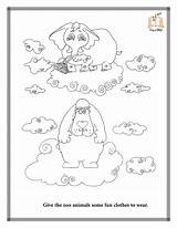 Sheet Play Doh Playdough Printables Zoo Template Coloring sketch template